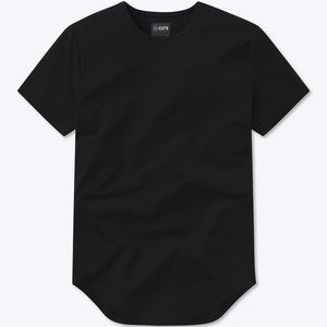 Cuts Clothing AO Elongated Tee | Black